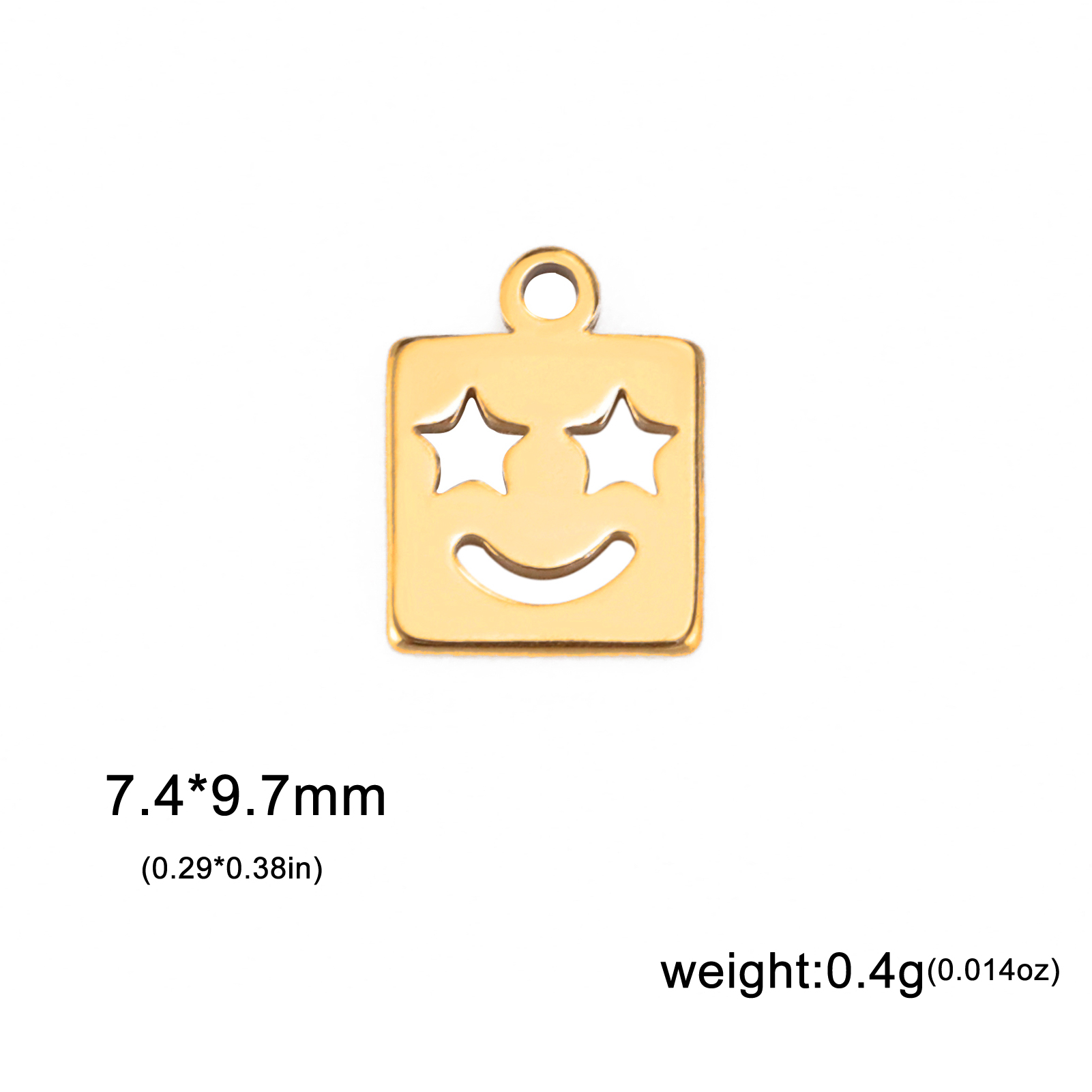EUEAVAN-abalorios de nudo celta de acero inoxidable, 5 uds., para fabricación de joyas, colgante minimalista de flor de la vida, Egipto, mal de ojo,: Pistola negra plateada