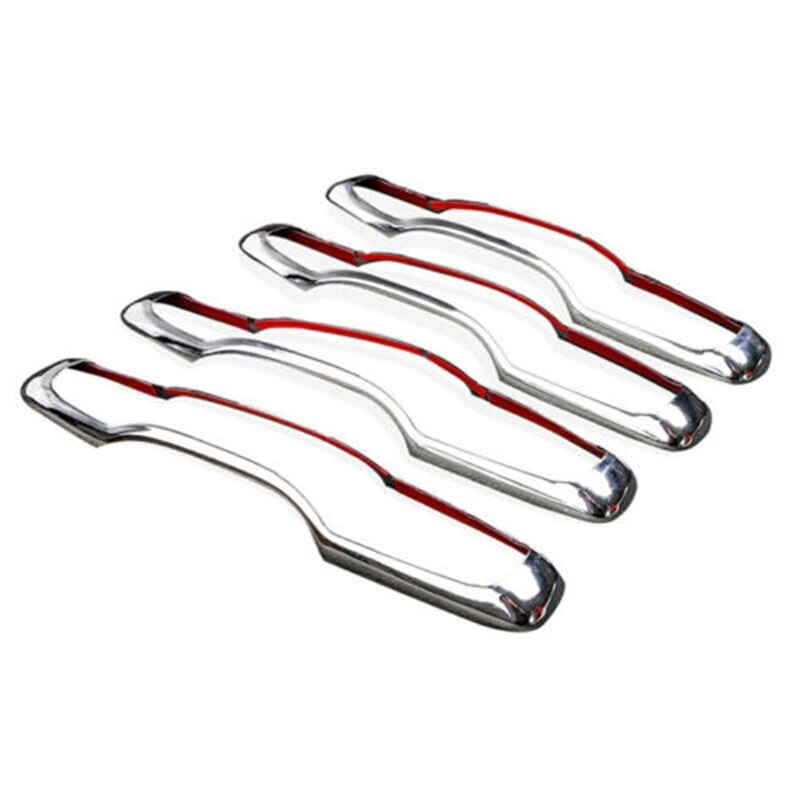 4 sztuk klamka robić drzwi samochodowych wykończenia dekoracyjne żart nadaje się robić Volvo XC60 XC90 S90 V90 2018 2019 2020 akcesoria chromowane