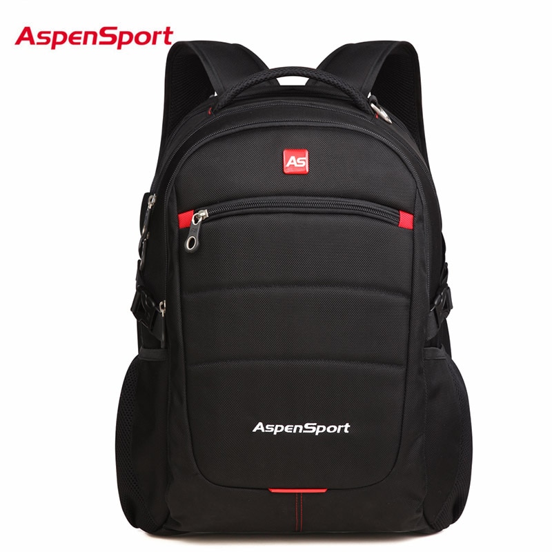 AspenSport Brand Laptop Rugzak 15.6 Voor Mannen Zakelijke Rugzak Notebook Tas Schooltas Rugzak Voor Vrouwen