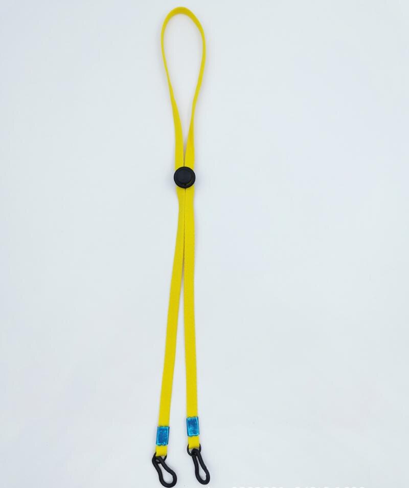 Masker lanyard kinderen masker houder - gezichtsmasker ketting - gezicht anti-verlies en anti-masker lanyard: Geel