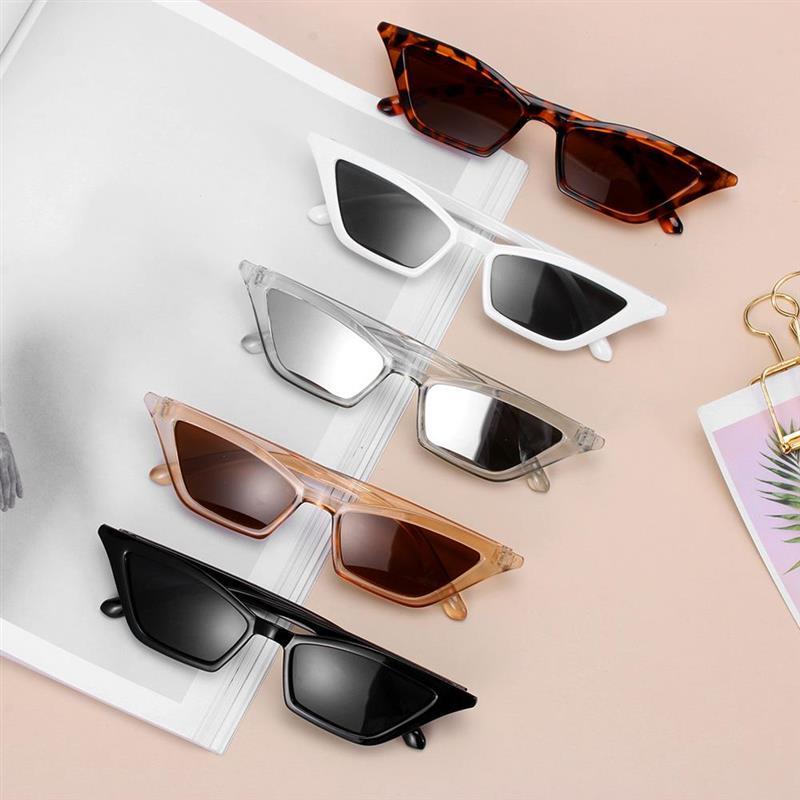Naiset vintage cat eye aurinkolasit pieni kehys  uv400 aurinkovarjoja street eyewear luksus trendikkäitä aurinkolasit