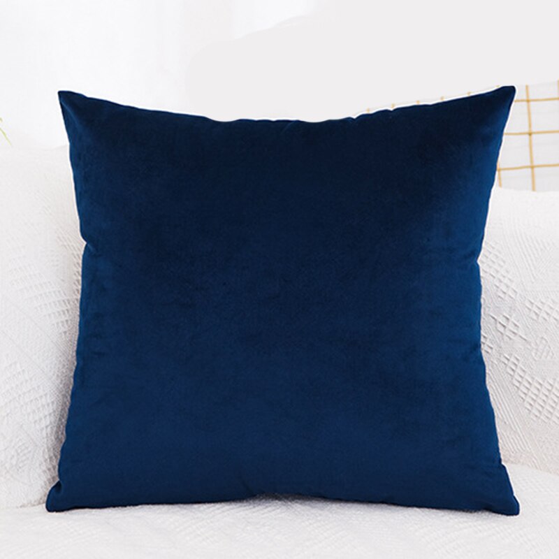 Velvet Cushion Cover Pillowcase Solid Color Pillow Case Decor Sofa Throw Pillows Room Pillow Cover Decorative 60x60