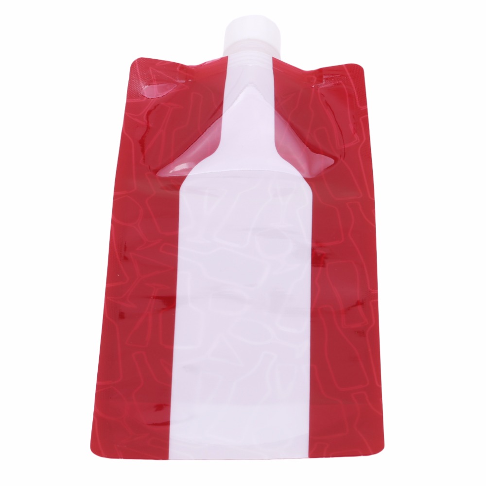Vinpose ubrydelig kolbe rejseudstyr taske plast foldbar genanvendelig bærbar vinflaske taske