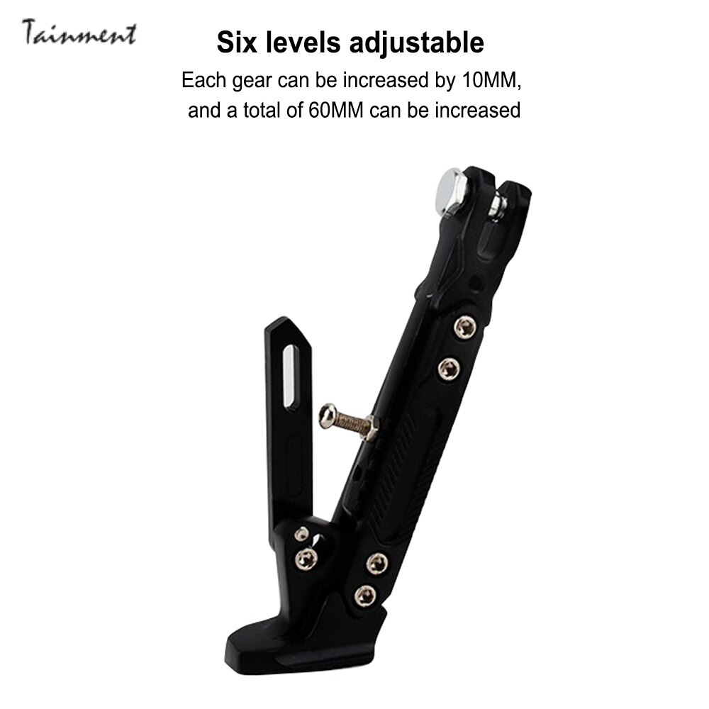 1Pcs Motorcycle Stand Adjustable Foot Side Support Parking Stand for Electric Motorcycle Parking Foot Side Support Stand Tools