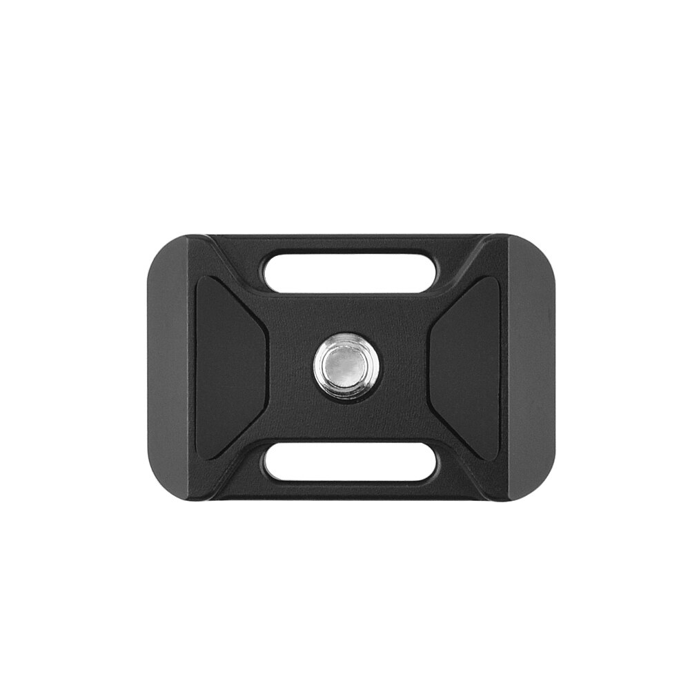 Mini piastra universale a sgancio rapido 38mm Ultra sottile per Dslr fori per cinturino per corda per fotocamera treppiede monopiede Arca Swiss Ball Head Clamp