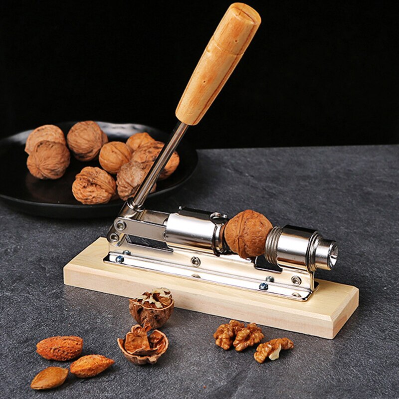 Pecan Filbert Walnut Nut Cracker Mechanical Sheller Walnut Nutcracker shell Clip Tool Clamp Plier Cracker Nut Clamp Plier