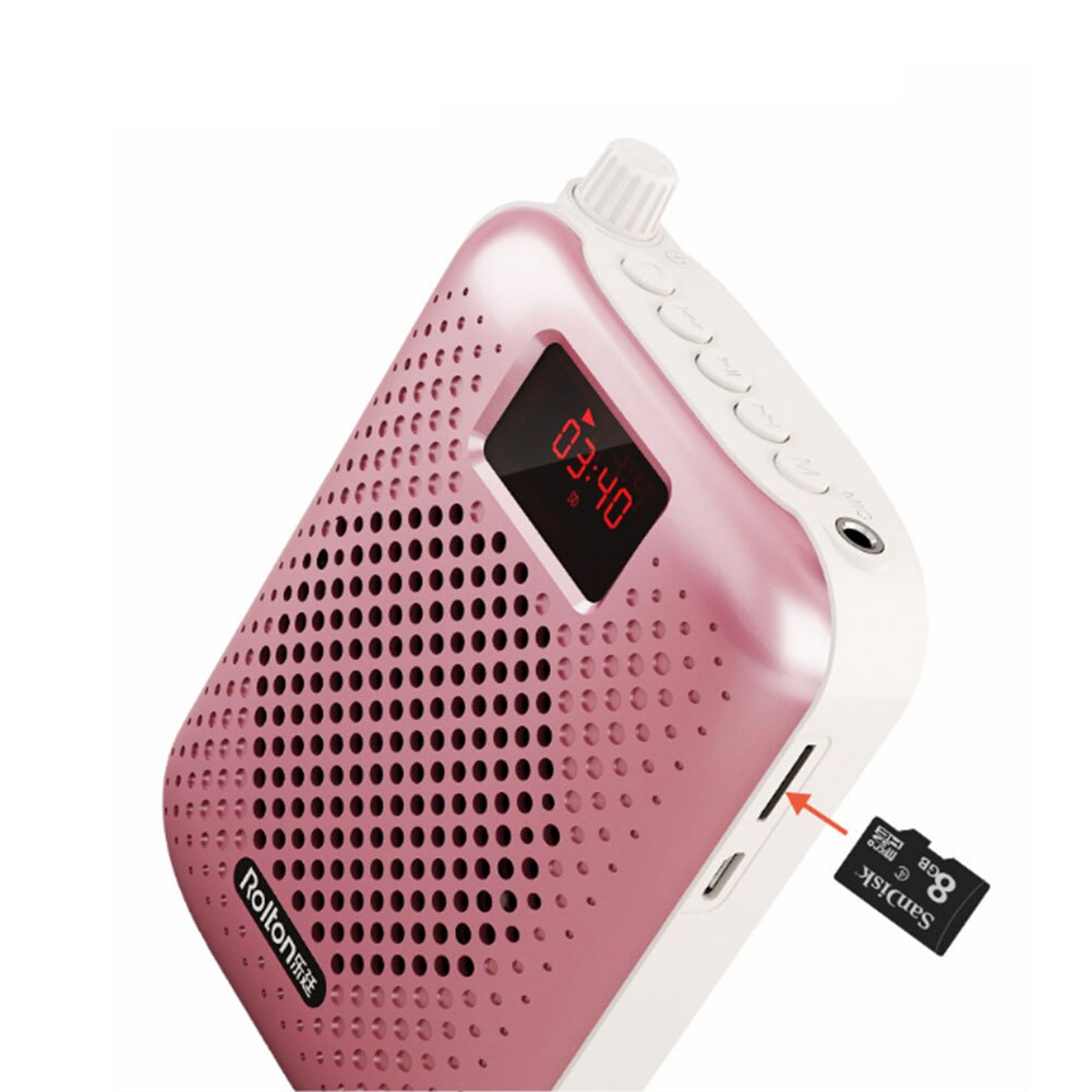 Coaches Microphone Easy Operate Bluetooth Loudspeaker Super Power USB Charging Durable Guide Practical Teaching Auto Pairing