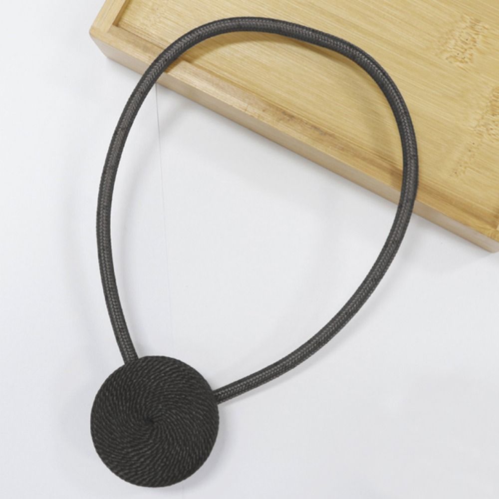 Pastoraal minimalistisch rond gordijn Magnetische gesp Meerkleurig Noordse magneetgordijn Tieback Ponsvrije gordijnbanden Homestay