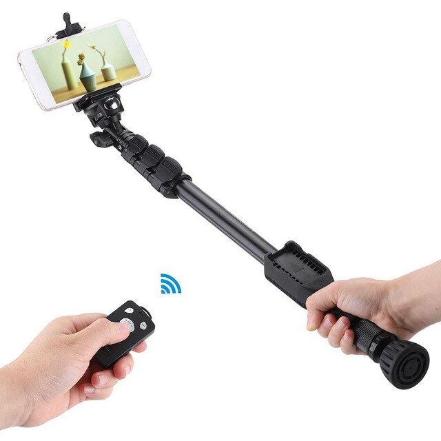 Yunteng 388 Bluetooth extensible auto Monopod Bluetooth Control remoto para el teléfono inteligente