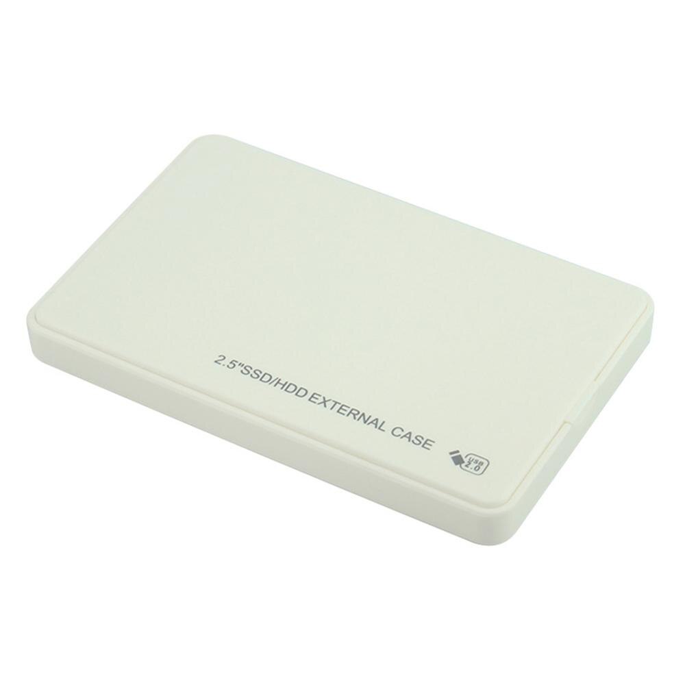 2.5 hdd kotelo usb 3.0 ulkoinen kiintolevy kotelo nopea 2tb ssd hdd kotelo kovalevy telakointiasema windows mac os: Valkoinen usb 3.0