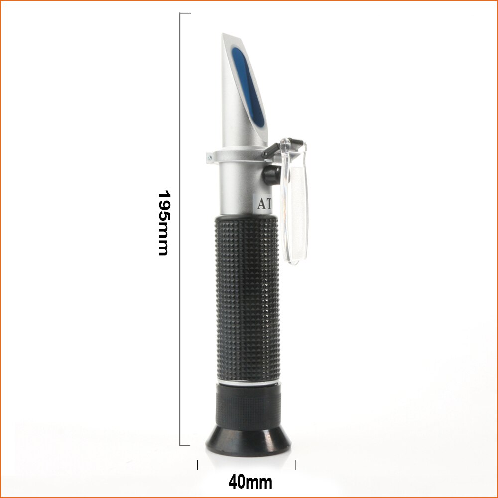 RZ Refractometer Salinity Meter Auto Refratometro Tester 0-100% Brix RZ118 Aquarium Refractometer Salt Hydrometer