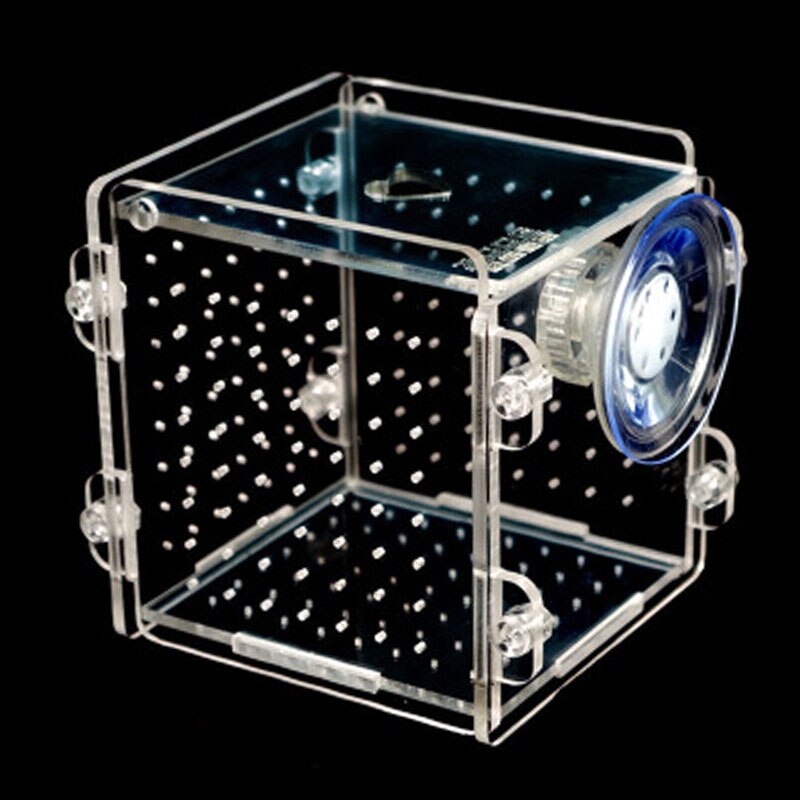 Aquarium Breeding Box Acrylic Isolation Fish Hatching Breeding Multi-Grid Boxes Aquarium Incubator