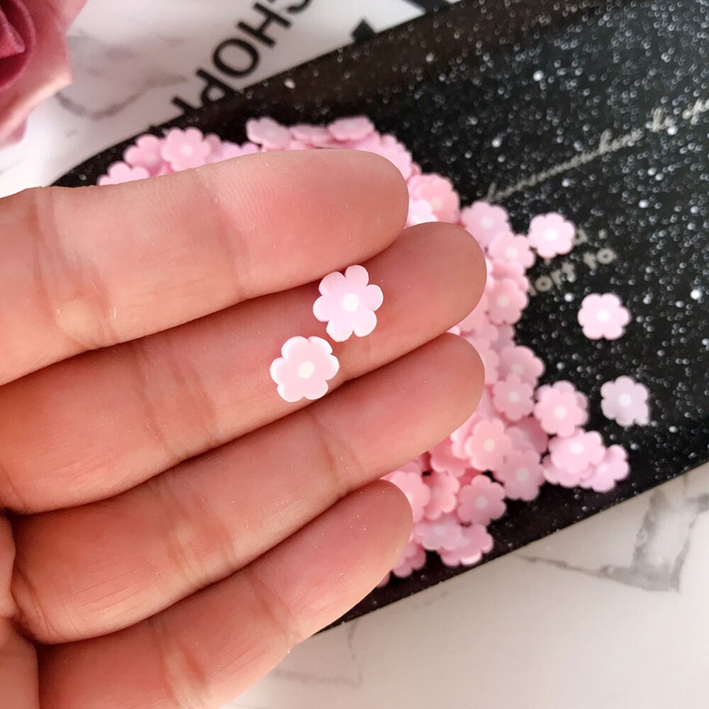 Boxi10g Polymer Ton Schleim Zusatzstoffe Liefert Blume Sterne Herzen Scheibe Richt DIY Streusel Für Klare Schleim Ton