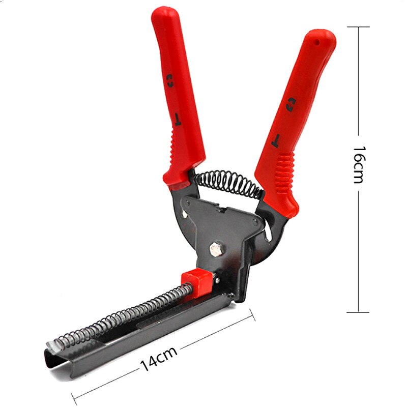 Red Hog Ring Heavy Duty M Nail Plier Fencing Fence Wire Ringer Gabion Mesh