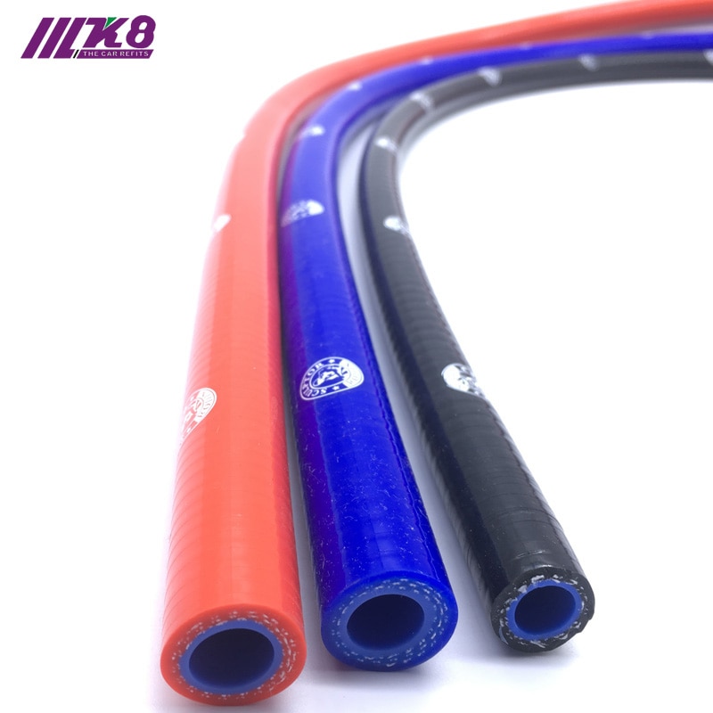 Rechte Silicone Koelmiddelslang 1 Meter Lengte Intercooler Pijp Id 6.5 Mm 8 Mm 10 Mm 12 Mm