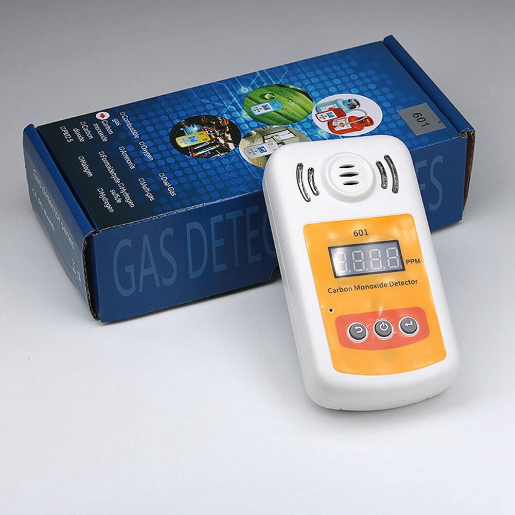 KXL-601 Mini Koolmonoxide Detector Meter Co Gas Meter Met Geluid En Licht Alarm Lek Detector