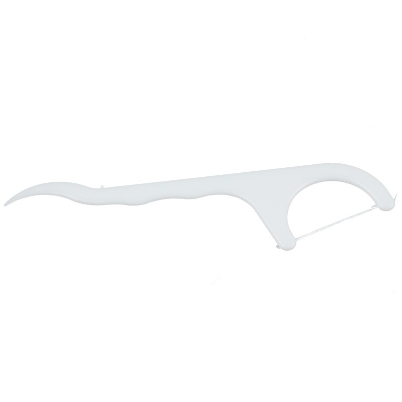 Disposable 50pcs Oral Teeth Clean Care Floss thread Flosser Plastic Tooth Picks