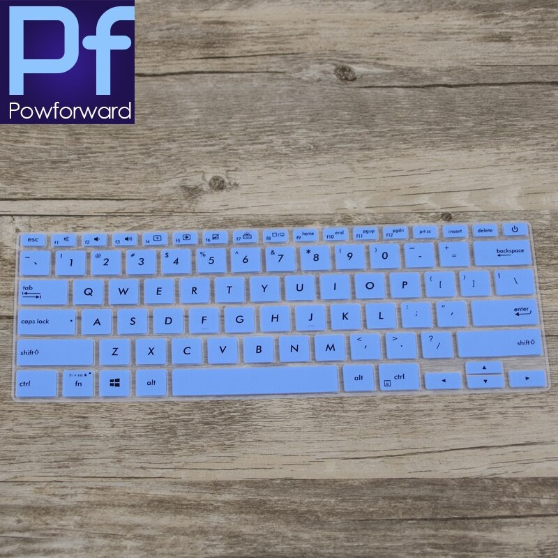 For ASUS ZenBook 14 UM431DA UM431D um433d um433da UM431 UM433 DA UM 431 433 D DA 14 inch laptop Keyboard cover protector skin: blue