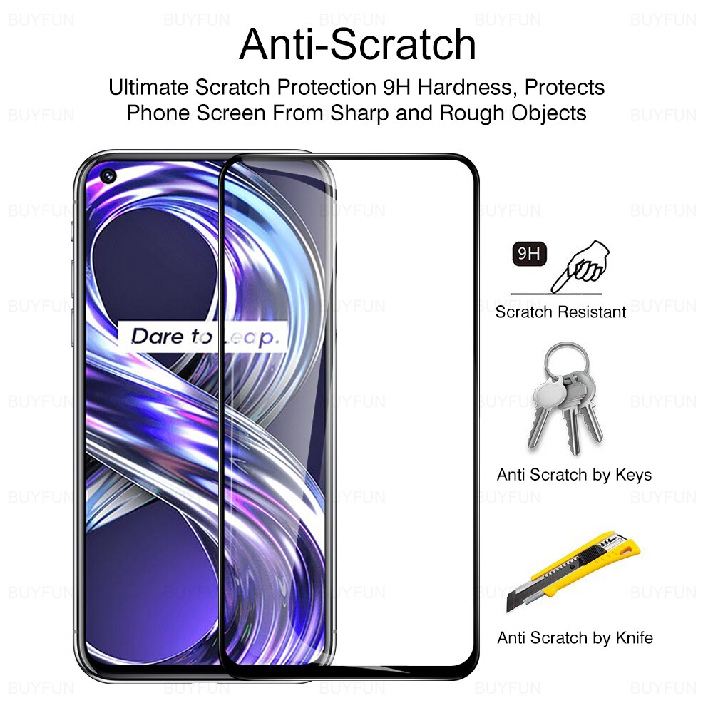 2 stück hd-displayschutzfolie aus gehärtetem glas für oppo realme 8i 8 5g 8 pro 9 pro 9 pro + 9 pro + plus schutzglas für rmx 3151 6.6 "