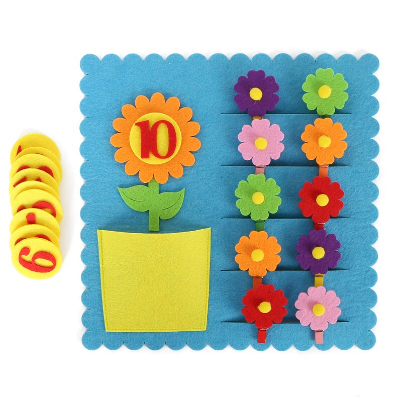 Juguetes Montessori de educación temprana para bebé, materiales de tejido Diy, rompecabezas, material didáctico de matemáticas, suministros para niños