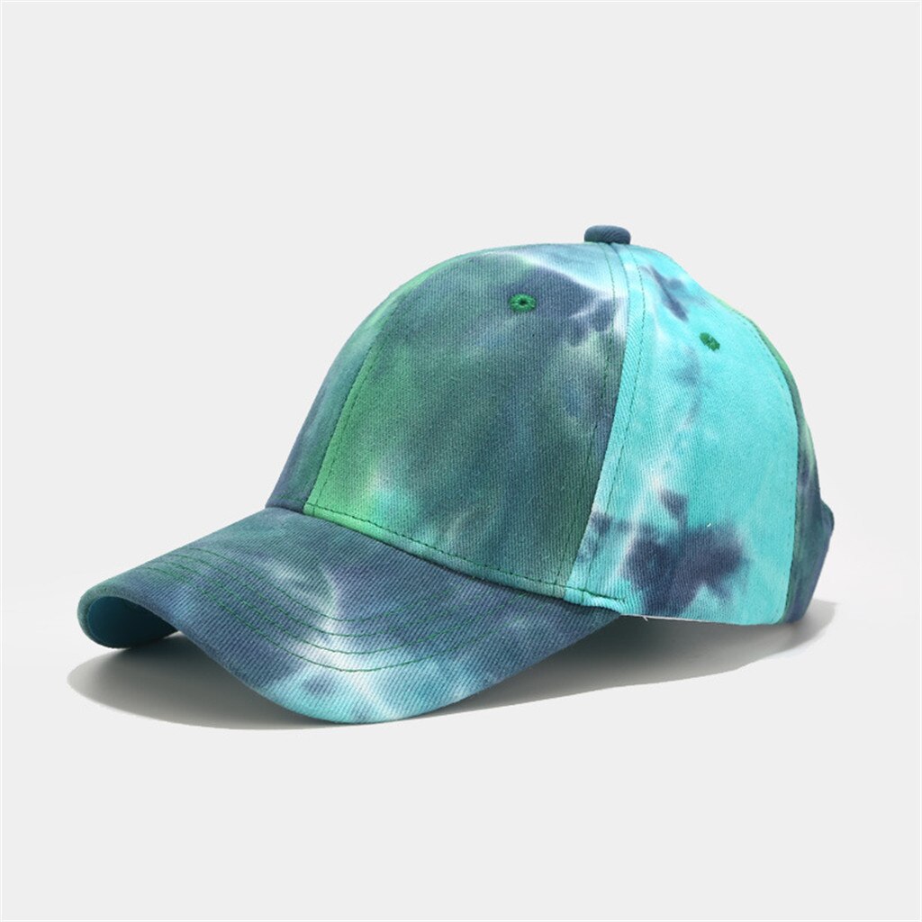 Tie-Dye Printing Ladies And Men's Baseball Caps Men And Women Couples Colorful Baseball Caps Adjustable Caps Sun Hats: BU