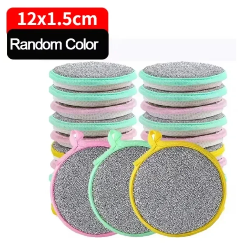 Esponja para lavar platos de cocina, cepillo para lavar platos, sartén, olla, esponjas para lavar platos, herramientas de limpieza del hogar, 20/1 Uds.: XS