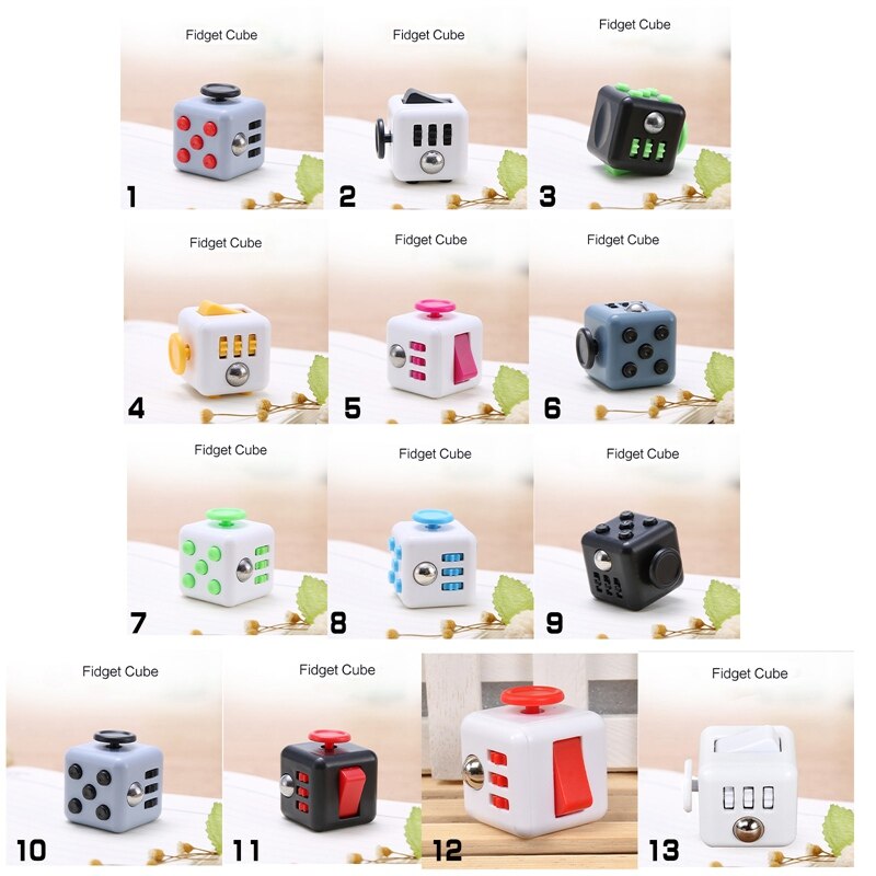 Anxiety Stress Relief Attention Decompression Plastic Focus Fidget Gaming Dice Toy For Children Adult Toy