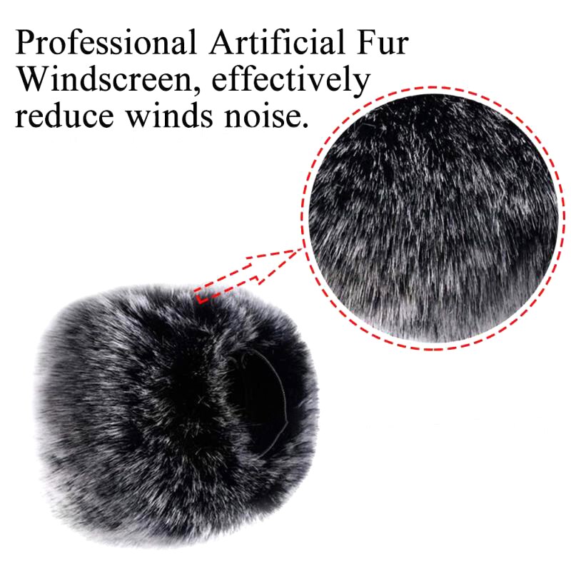 Furry comfortable Microphone Wind Muff Windscreen Microphone Furry Windscreen Mic Windscreen Wind Cover For Blue Yeti/ Yeti Pro