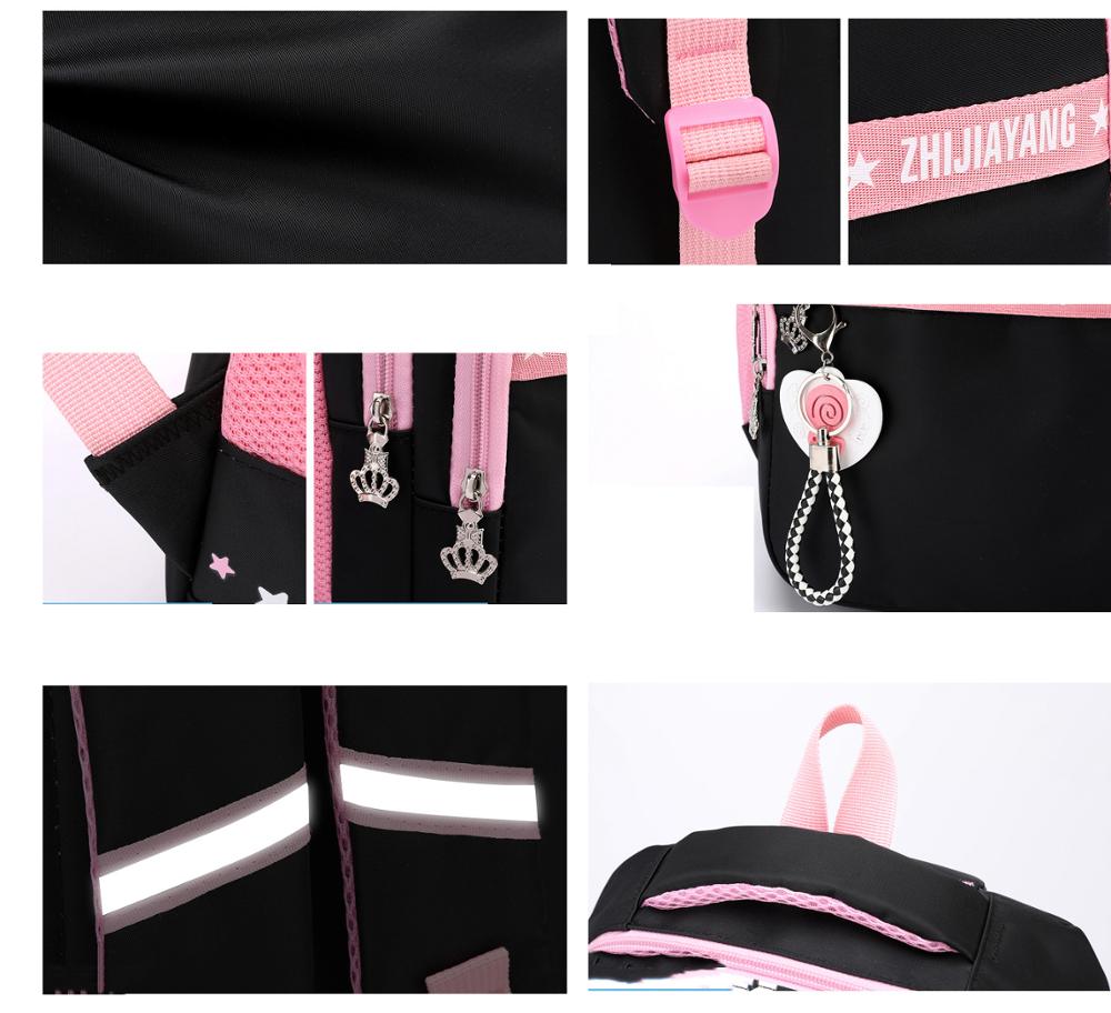 Children School Bag Girls Kids Satchel Primary School Backpack Princess Nylon Bookbags Orthopedic Schoolbag Mochila Infantil