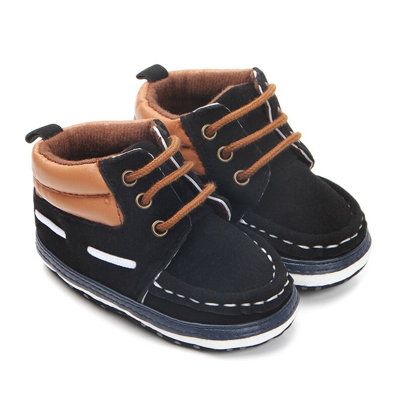 Botas para bebé y niño, botas de nieve para bebé, zapatos de invierno para bebé: black / 13-18 meses