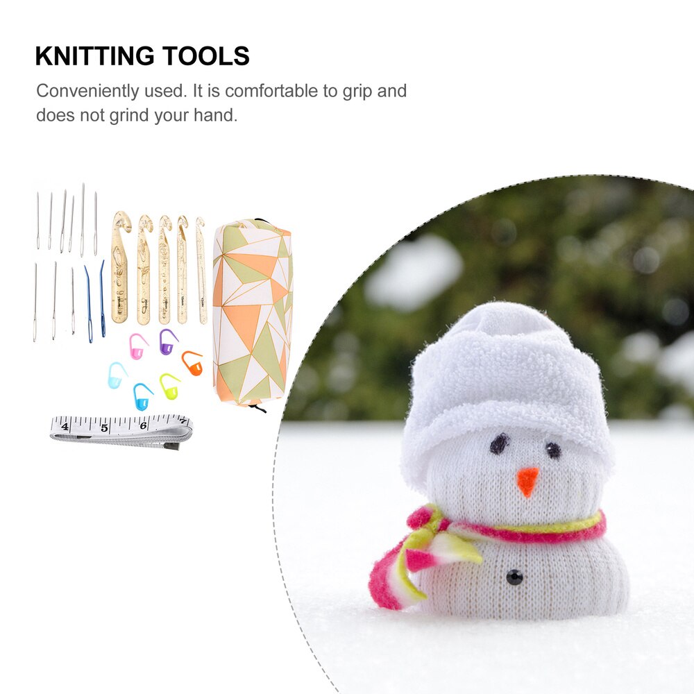 1 Set Great ABS DIY Stitch Marker Crochet Needles for Embroidery Stitching Beginners