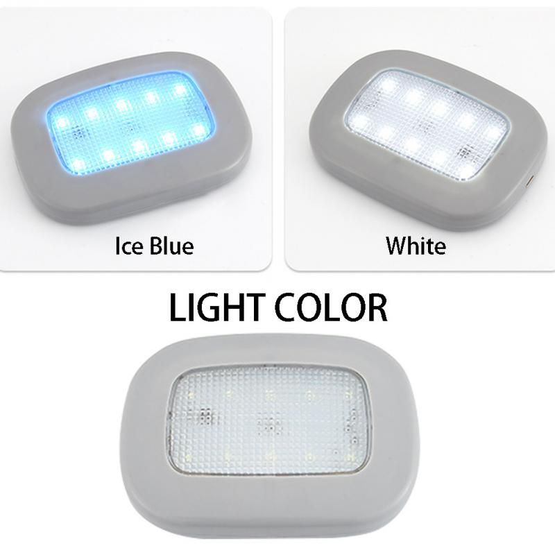 Auto Interieur Leeslamp Auto Usb Opladen Dak Magneet Auto Dag Licht Kofferbak Drl Vierkante Koepel Voertuig Indoor Plafondlamp