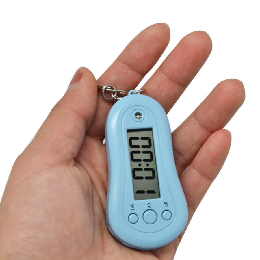 2 PCS/LOT UV detector UV meter with keychain time display