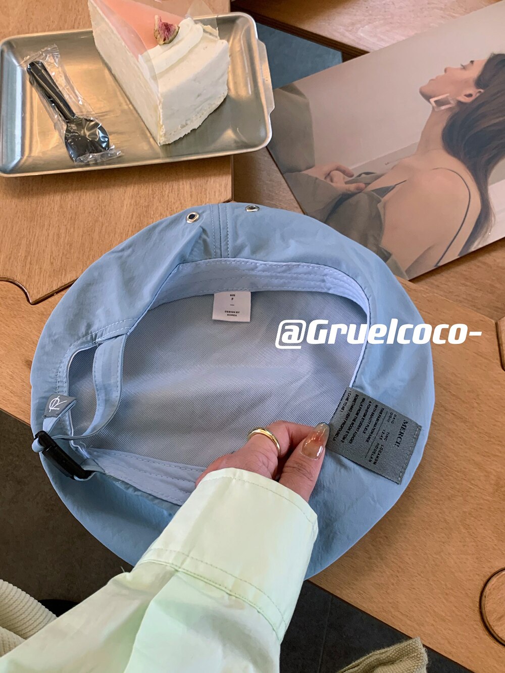 Berretto da donna berretto da artista francese cappello a cuffia primavera elegante cappello da pittore cappelli da berretto Vintage ▾ cappelli da donna ottagonali con cappuccio da donna estivo: blu