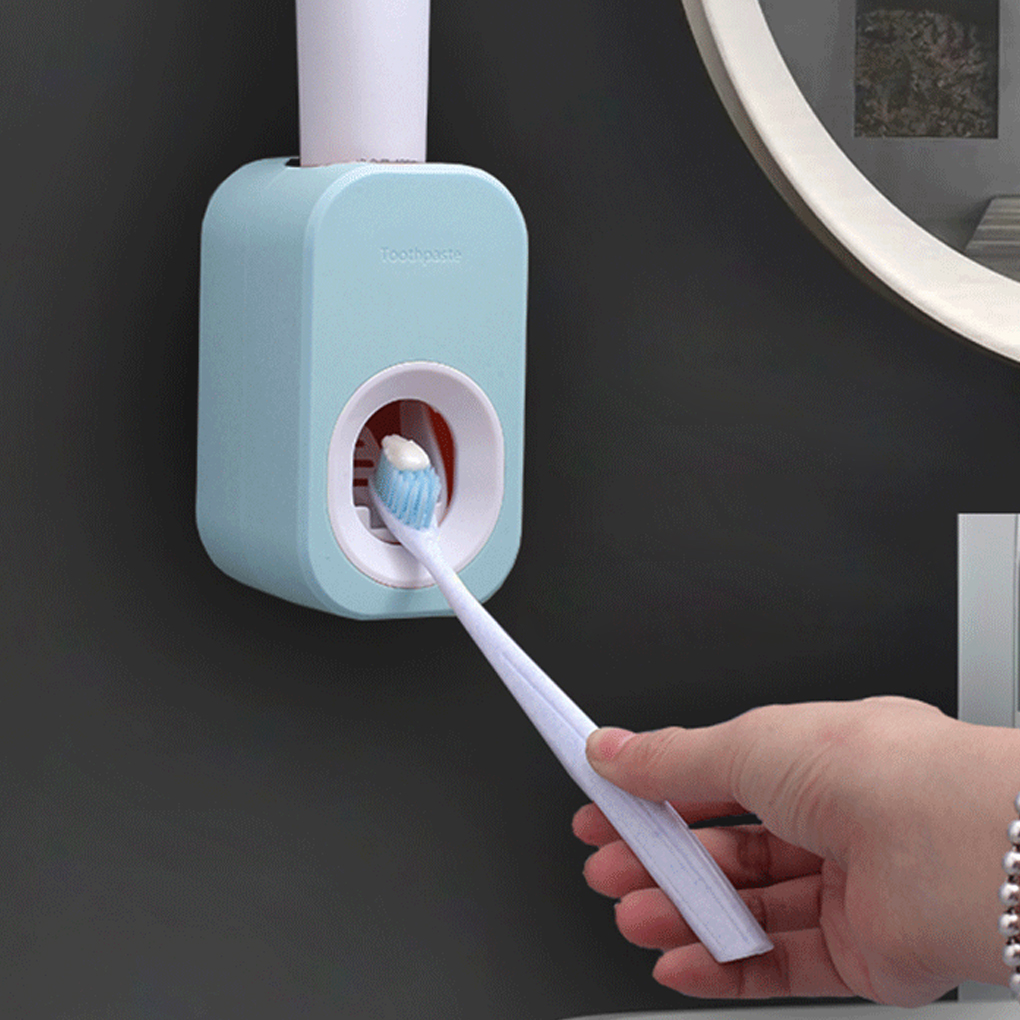 Toothpaste Dispenser Wall Mount for Bathroom Automatic Toothpaste Squeezer