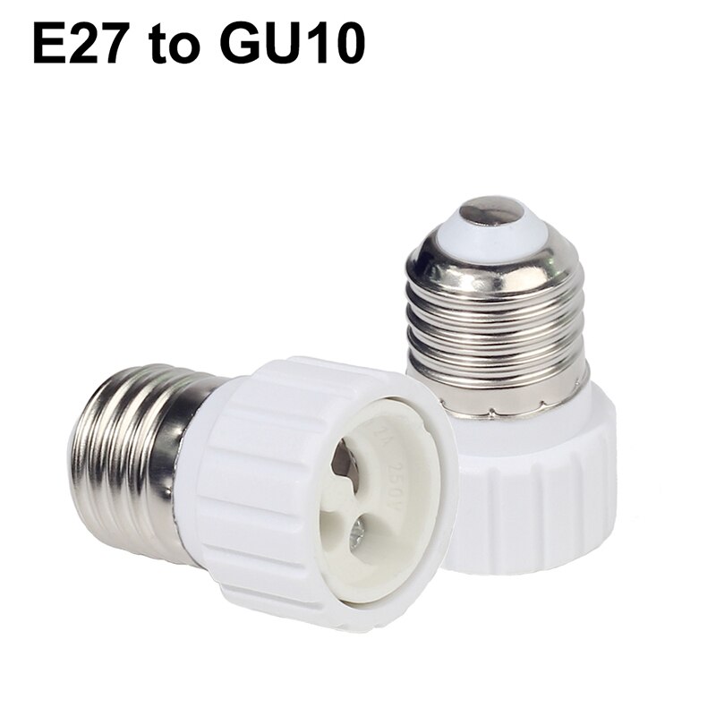 Bulb Converter E27 Male to E12 E14 E40 B22 MR16 G4 G9 GU10 Female Lamp Socket Bulb Base For Indoor Lighting Bulb Extend Adapter: green