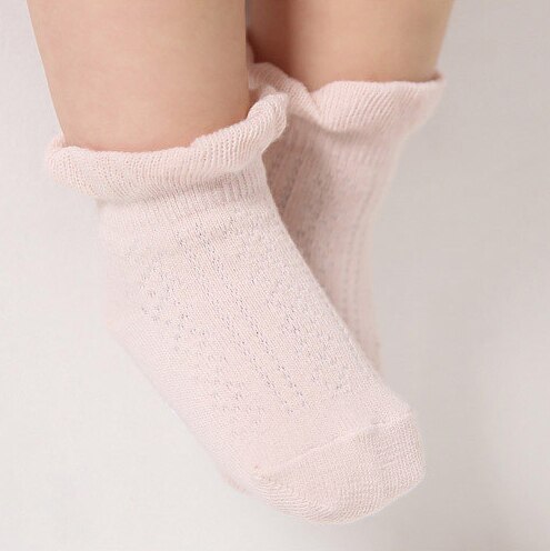 neue sommer baby socken kind mädchen dünne mesh baumwolle socken für kinder unisex bündelader neugeborenen socken beste: Orange / 12m
