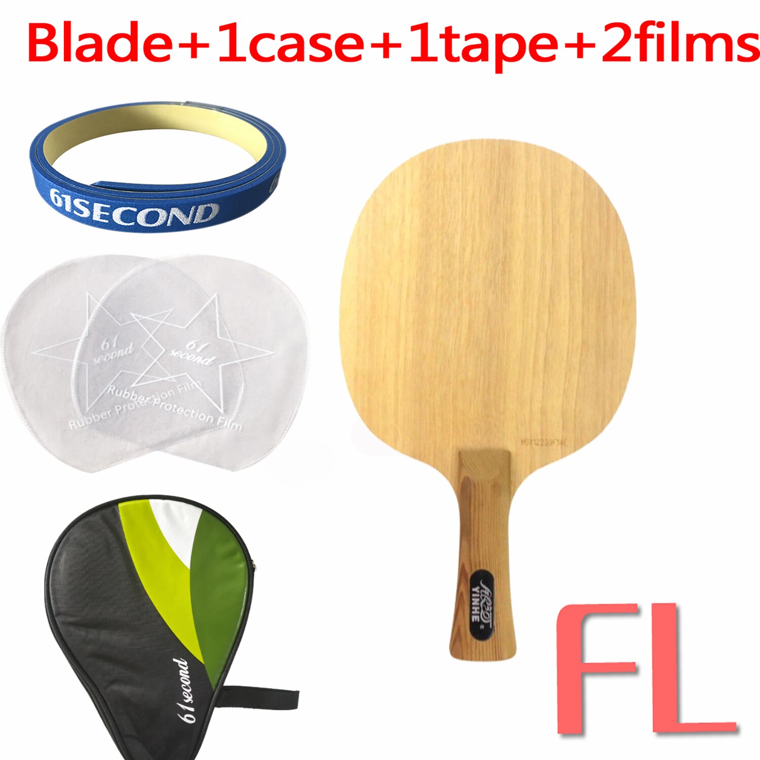 YINHE LQ-1 LQ1 LQ 1 Table Tennis Blade for table tennis racket pingpong paddle: FL with H 1 case