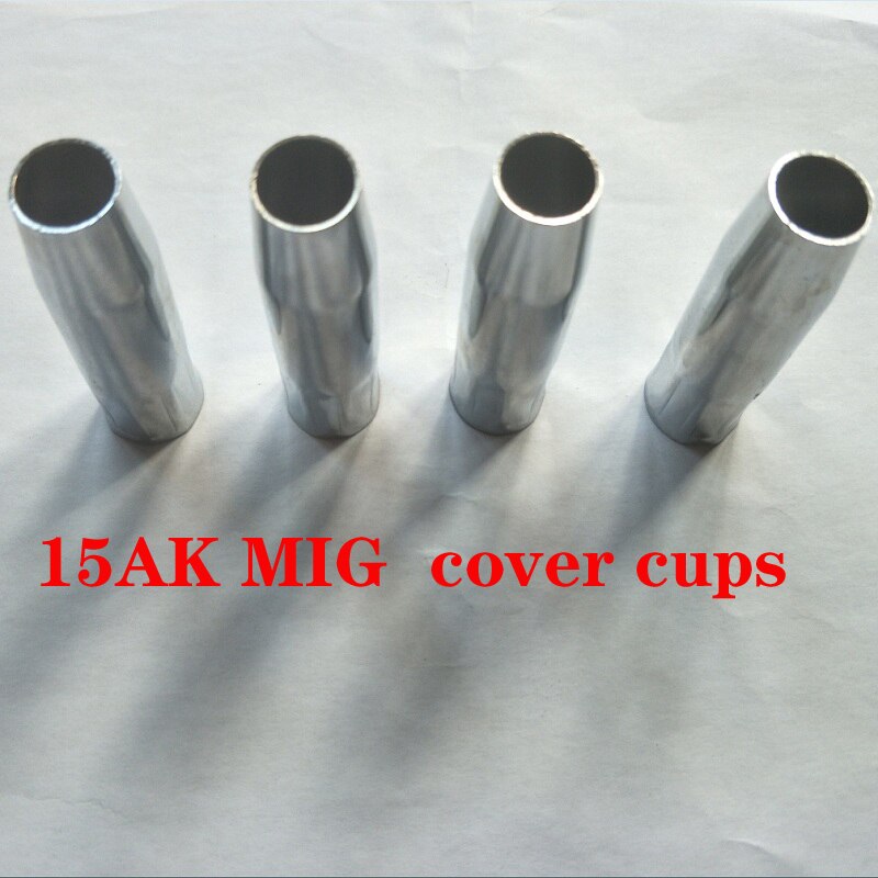 4pcs15AK Binzel torch/gun consumables stainless steel protective shield cups for the MIG welding machine