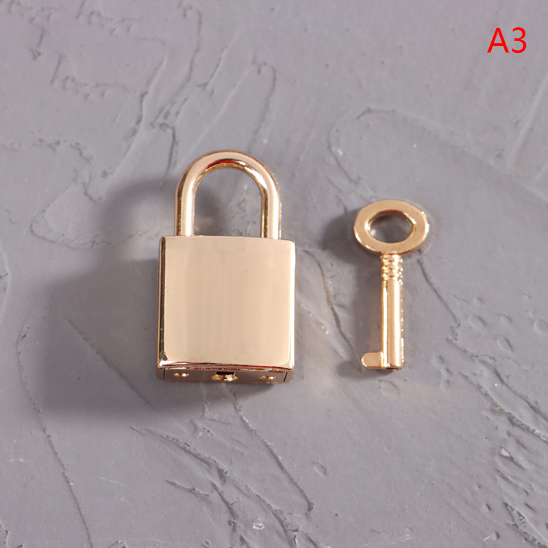 Mini Metalen Hangsloten Sleutelbagage Slot Met Sleutel Voor Juwelendoos Opbergdoos Dagboek Koffer Slot Hangslot Set: Rood