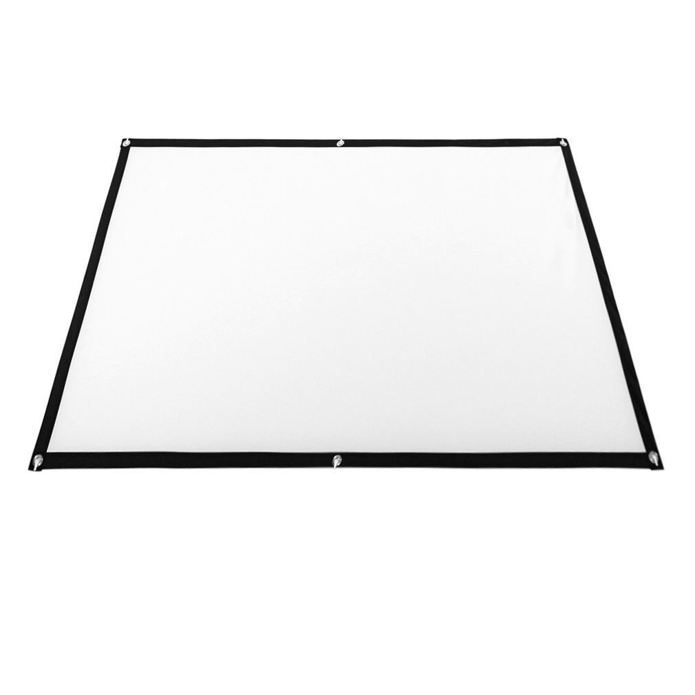 Portable Foldable Movie Projector Screen 16:9 Projection HD Home Theater Screen for Party Meeting Public Display