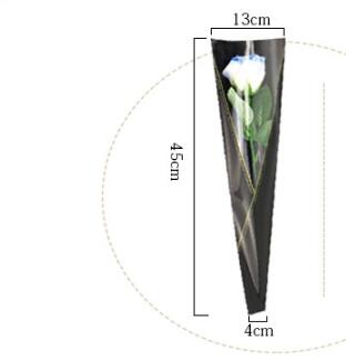 50 stk stor størrelse enkel rose blomsterbukett emballasje papir blomsterhandler forsyninger innpakningspapir håndlaget materiale dekor