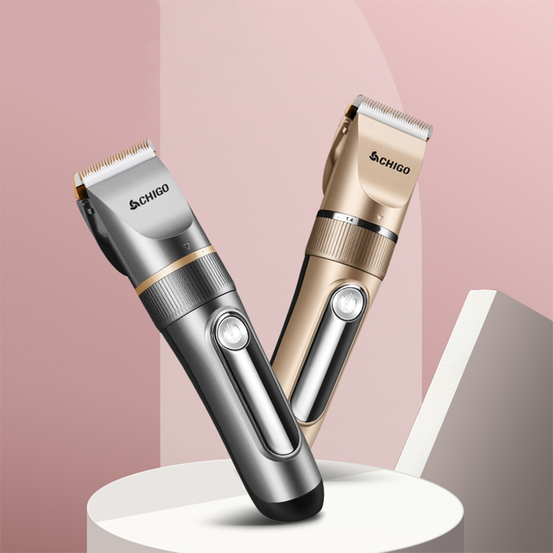 CHIGO Hair Clipper Electric Trimmer With LED Screen Washable Rechargeable Men Strong Power Steel Cutter Head