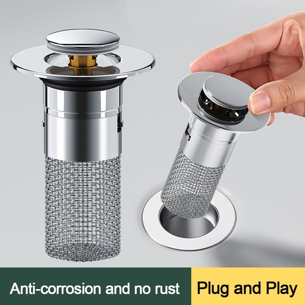 Multifunctionele Vloer Afvoer Filter Pop-Up Bounce Core Bassin Afvoer Stopper Haar Catcher Douche Wastafel Zeef Badkamer Accessoire