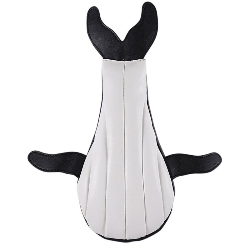 Bolso de mano de piel sintética con forma de ballena, bandolera de mensajero para mujer