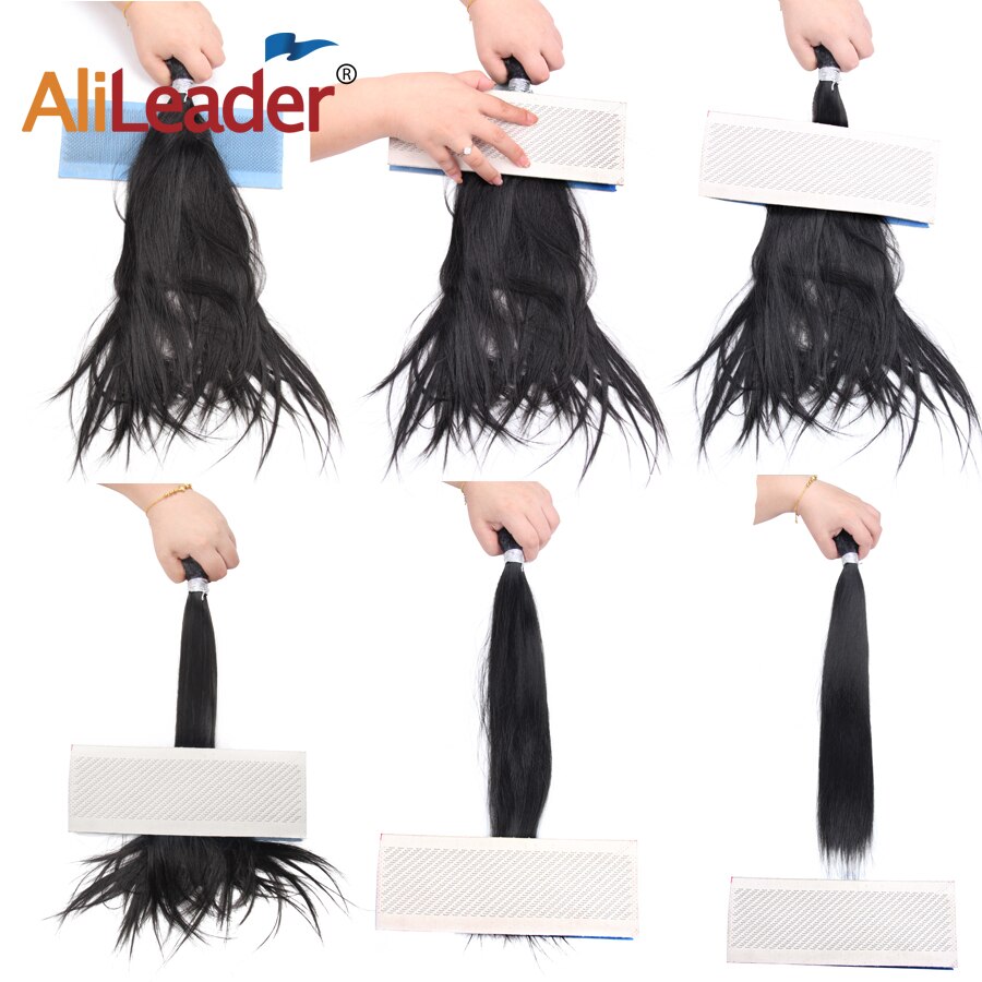 Alileader 2 Teile/paket Haar Verlängerung Zeichnung Matten 27Cm x 9Cm Haar Halfter Zeichnung matt Für Groß Haar Verlängerung werkzeuge Pu Haut Pad