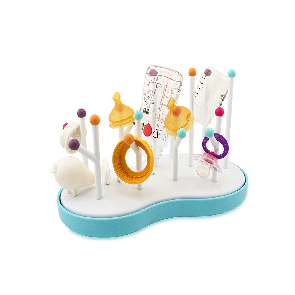 Infants Bottles Drying Racks With Unique Multiple Branches Cute Shape Multifunctional Baby Bottle Holder Drain Rack Kids