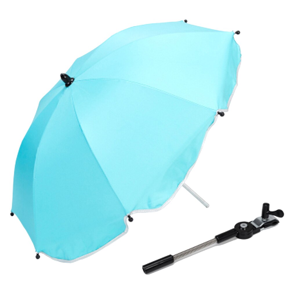 Universal- Kinderwagen Regenschirm Kinderwagen Kinderwagen Wagen Sonne Regen Abdeckung Regenschirm Clip Halfter Baby Warenkorb Zubehör