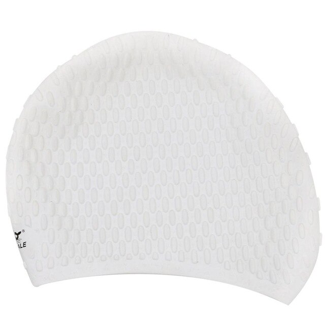 Whale Flexibele Waterdichte Siliconen Badmuts Unisex Volwassen Waterdrop Zwemmen Hoed Cover Bescherm Oor Zwemmen Caps: swimming caps10
