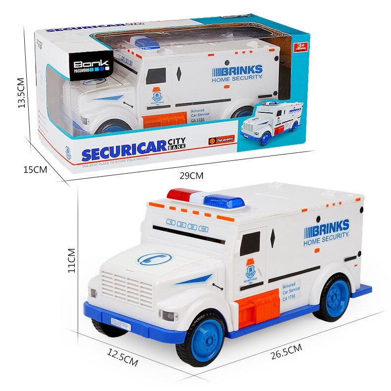 J. Angielski skarbonka ATM hasło sejf pieniądze gotówka skarbonka na monety bankomat sejf automatyczny depozyt świąteczny prezent